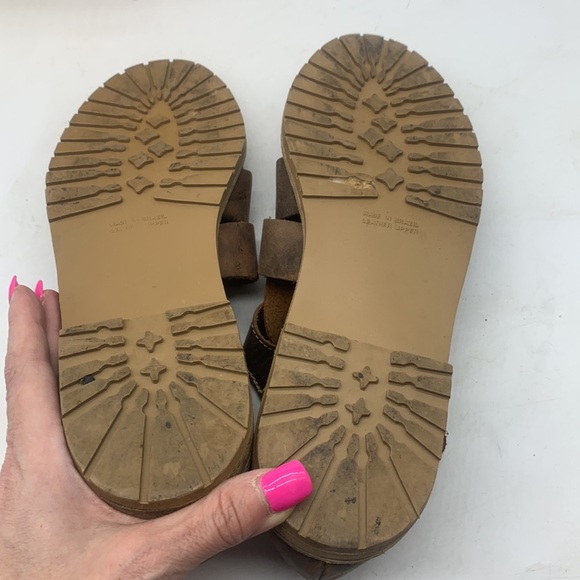 Riverstone Brown Leather Fishing Sandals Size 9.5. MCS3030B - Picture 7 of 8